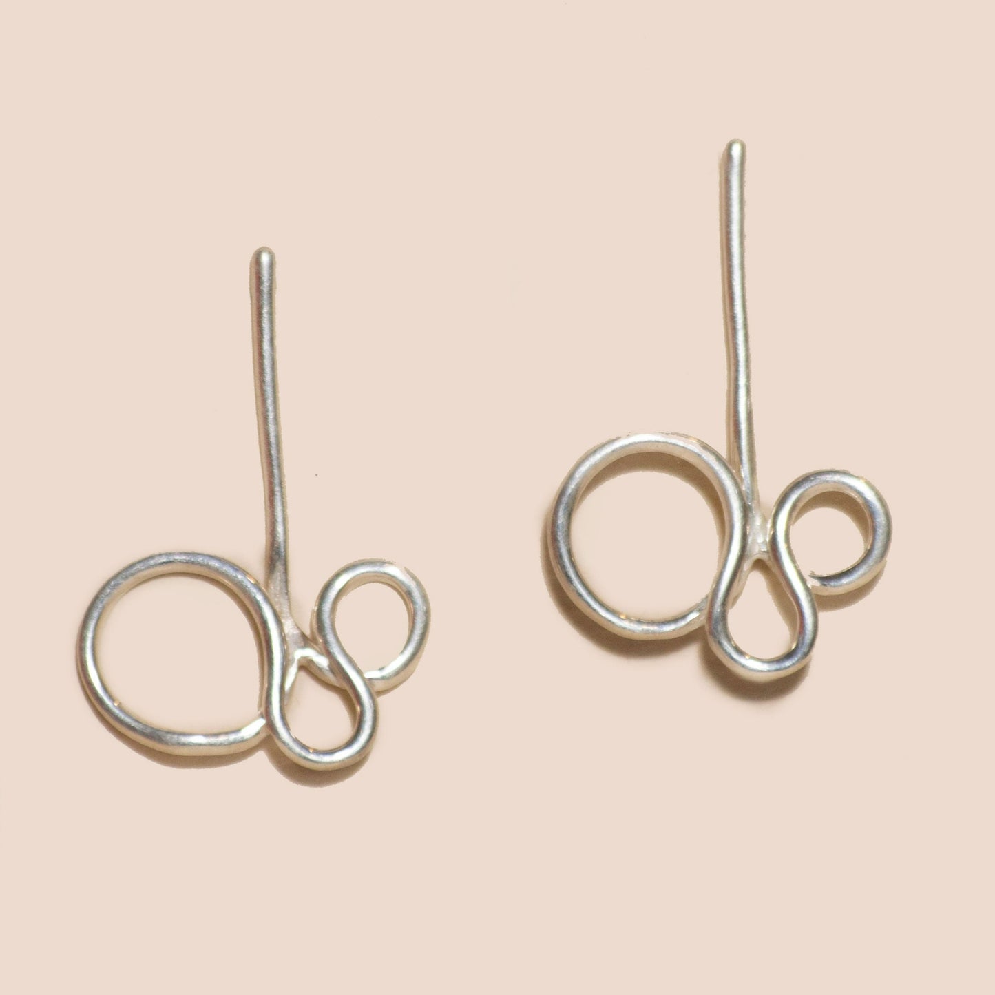 Aretes Here and there Silver